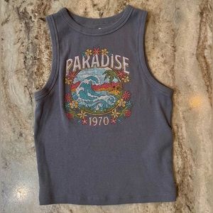 Brand new condition Hollister beach paradise crop top. Size XS-S.